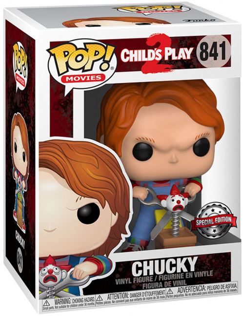 Figurine Funko Pop! N°841 - Chucky - Chucky Avec Buddy Et Ciseaux Géants État correct - N/A reconditionné disponible sur Fnac