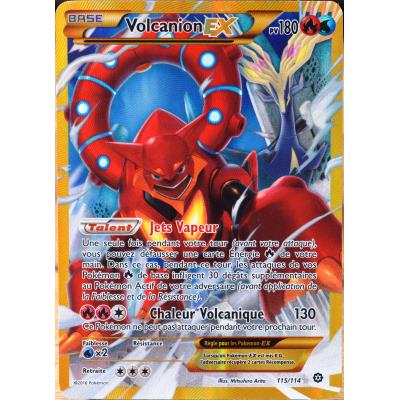carte Pokémon 115/114 Volcanion EX 180 PV - SECRETE État correct - Pokémon reconditionné disponible sur Fnac