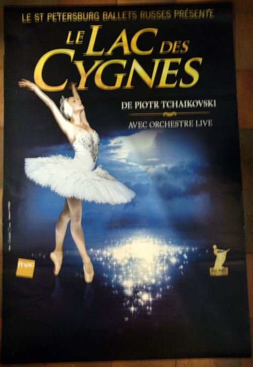 Le Lac Des Cygnes - St Peterbug Ballets - AFFICHE État correct - N/A reconditionné disponible sur Fnac
