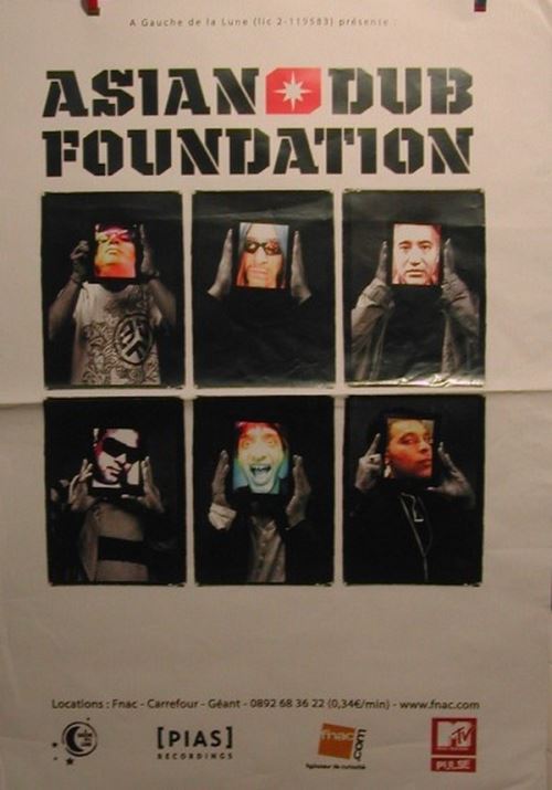 Acheter Asian Dub Foundation - 70x100 cm - AFFICHE / POSTER État correct - 14,99 € Asian Dub Foundation - 70x100 cm - AFFICHE / POSTER État correct - N/A reconditionné disponible sur Fnac