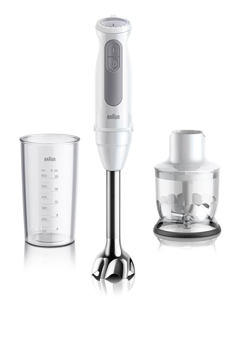 Pied mixeur Braun MultiQuick 5 MQ50201M 1000 W Blanc État correct - Braun reconditionné disponible sur Fnac