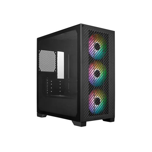 Boîtier PC Cooler Master Elite 301 mini tour noir ARGB avec panneau latéral verre trempé État correct - Cooler Master reconditionné disponible sur Fnac