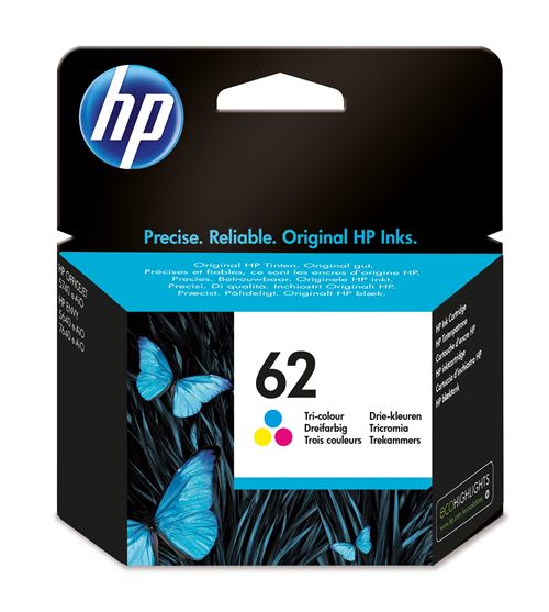 Cartouche d'encre HP 62 Trois Couleurs État correct - Hewlett-Packard reconditionné disponible sur Fnac