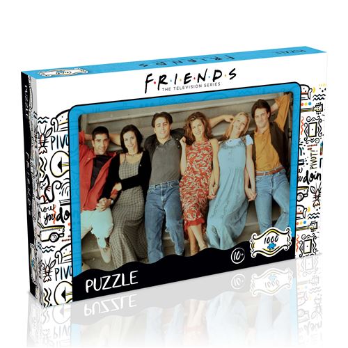 Puzzle 1000 pièces Winning Moves Friends Perron État correct - Winning Moves reconditionné disponible sur Fnac