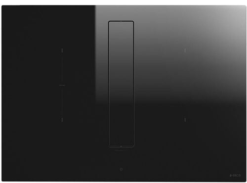 Elica NikolaTesla FIT BL/A/70 - Table de cuisson à induction - 4 plaques de cuisson - Niche - largeur : 56 cm - profondeur : 49 cm - classe A - noir avec échappement par aspiration descendante (extraction et recirculation avec kit de recirculation suppl État correct - Elica reconditionné disponible sur Fnac
