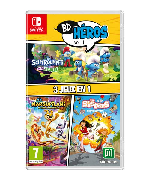 Pack BD Heros Vol.1 Nintendo Switch État correct - Microids Distribution reconditionné disponible sur Fnac