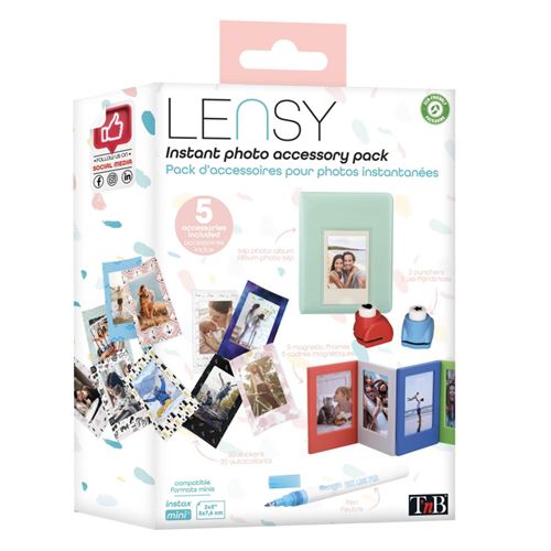 Acheter Pack d'accessoires pour photos instantanées T'n'b Lensy État correct - 25,99 € Pack d'accessoires pour photos instantanées T'n'b Lensy État correct - N/A reconditionné disponible sur Fnac