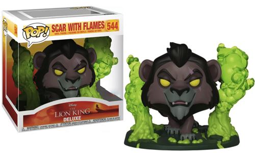 Acheter Figurine Funko Pop! N°544 - Le Roi Lion - Scar Avec Des Flammes État correct - 37,49 € Figurine Funko Pop! N°544 - Le Roi Lion - Scar Avec Des Flammes État correct - N/A reconditionné disponible sur Fnac