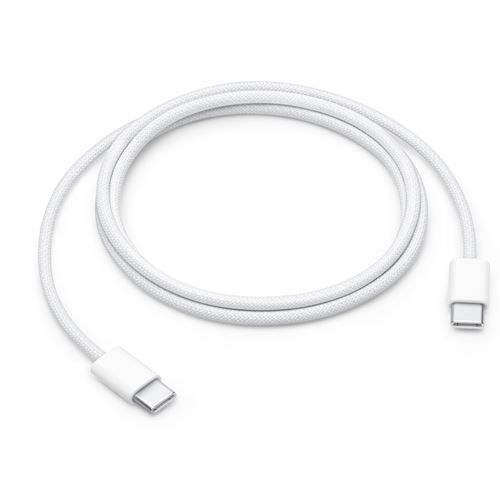 Acheter Câble USB-C vers USB-C Charge 60W Synchronisation Tissé 1m Original Apple Blanc État correct - 24,90 € Câble USB-C vers USB-C Charge 60W Synchronisation Tissé 1m Original Apple Blanc État correct - N/A reconditionné disponible sur Fnac