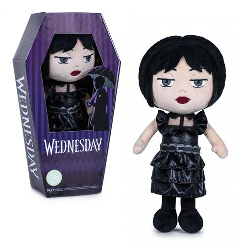 WEDNESDAY - MERCREDI, Peluche de 32 cm, Peluche, Mercredi robe de soirée, WEN042 État correct - N/A reconditionné disponible sur Fnac