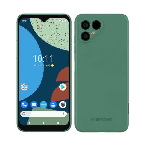 SmartPhone Fairphone F4FPHN-2GR-EU1 6.3 FHD+ Qualcomm Snapdragon 750G 8Go 256Go Android 11 Vert État correct - N/A reconditionné disponible sur Fnac