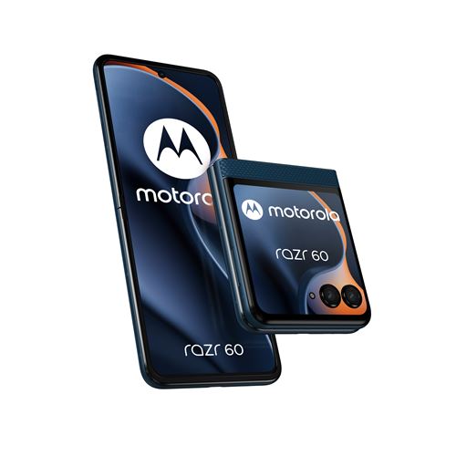 Smartphone Motorola Razr 60 6,9"" 5G Double SIM 256 Go Bleu État correct - Motorola reconditionné disponible sur Fnac