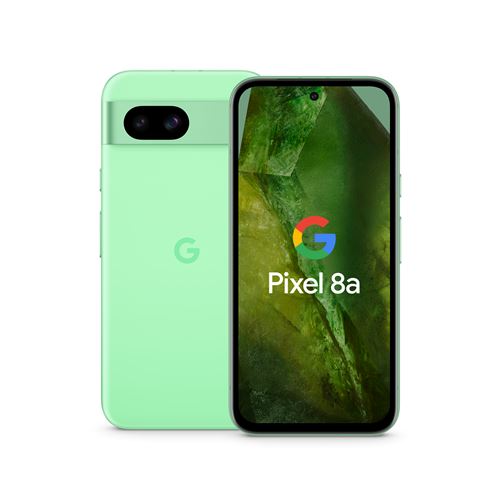 Smartphone Google Pixel 8a 5G Double Sim 128Go Aloe Vert État correct - Google reconditionné disponible sur Fnac