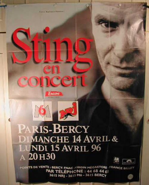 Acheter Sting - affiche pliée - 117x160 cm - AFFICHE / POSTER État correct - 20,99 € Sting - affiche pliée - 117x160 cm - AFFICHE / POSTER État correct - N/A reconditionné disponible sur Fnac