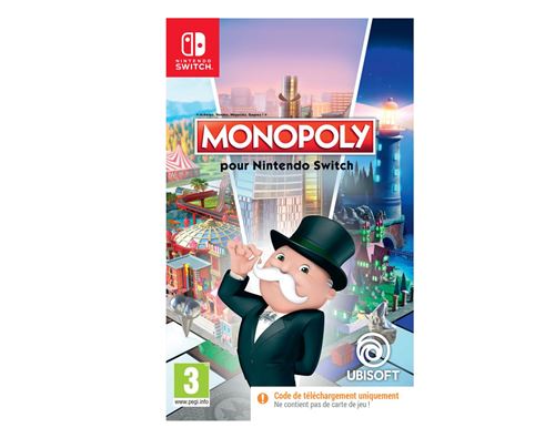 Monopoly Code in a Box Nintendo Switch État correct - Ubisoft reconditionné disponible sur Fnac