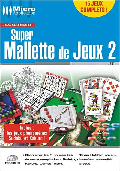 Acheter Super Mallette de Jeux 2 État correct - 57,36 € Super Mallette de Jeux 2 État correct - Avanquest reconditionné disponible sur Fnac
