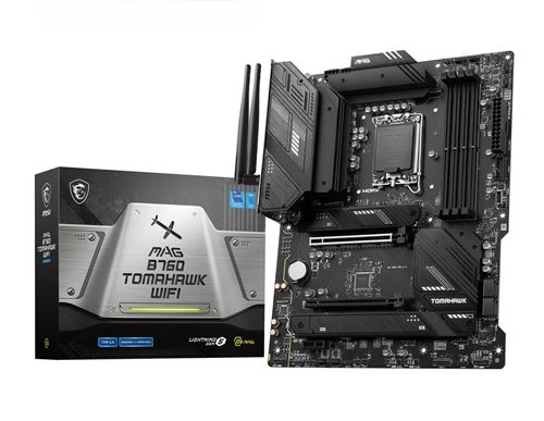 Acheter Carte mère MSI MAG B760 TOMAHAWK WIFI ATX Socket LGA1700 Chipset Intel B760 État correct - 119,00 € Carte mère MSI MAG B760 TOMAHAWK WIFI ATX Socket LGA1700 Chipset Intel B760 État correct - MSI reconditionné disponible sur Fnac