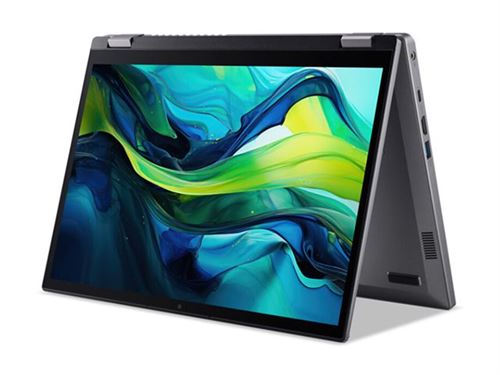 Acer Aspire Spin 14 ASP14-51MTN - Conception inclinable - Intel Core 5 - 120U / jusqu'à 5 GHz - Win 11 Home - Intel Graphics - 16 Go RAM - 512 Go SSD - 14"" IPS écran tactile 1920 x 1200 - Wi-Fi 6E - gris acier - clavier : Français État correct - N/A reconditionné disponible sur Fnac