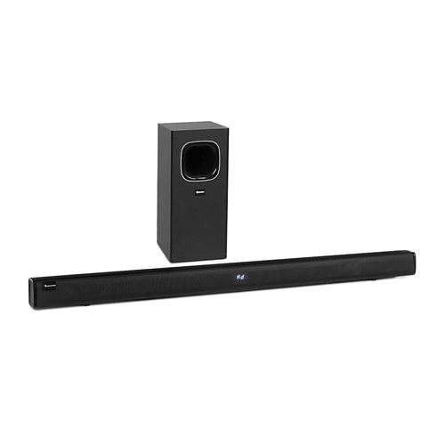 Acheter auna Areal Bar 650 2.1 Sound System Barre de son Bluetooth 120W - AUX IN USB et HDMI ARC - noir État correct - 116,99 € auna Areal Bar 650 2.1 Sound System Barre de son Bluetooth 120W - AUX IN USB et HDMI ARC - noir État correct - N/A reconditionné disponible sur Fnac