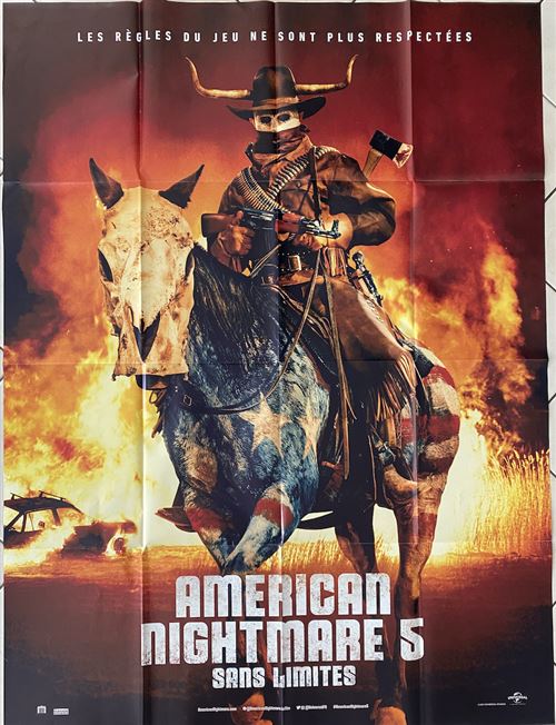 Acheter American Nightmare 5, Sans limites - 2021 - Ana de la Reguera - 116x158cm - Affiche de cinéma originale pliée État correct - 22,99 € American Nightmare 5, Sans limites - 2021 - Ana de la Reguera - 116x158cm - Affiche de cinéma originale pliée État correct - N/A reconditionné disponible sur Fnac