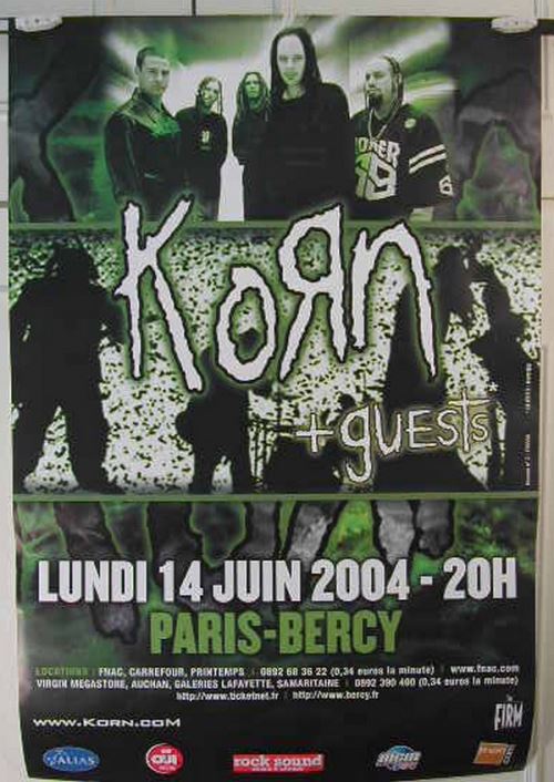 Korn - 67x100 cm - AFFICHE / POSTER État correct - N/A reconditionné disponible sur Fnac
