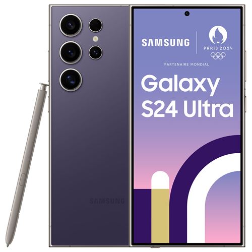 Smartphone Samsung Galaxy S24 Ultra 6,8"" 5G Nano SIM 1 To Violet État correct - Samsung reconditionné disponible sur Fnac