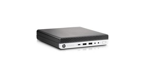 Ordinateur de bureau - ordinateur de bureau hp elitedesk 800 g3 dm - 8go - ssd 500go argent / noir État correct - N/A reconditionné disponible sur Fnac