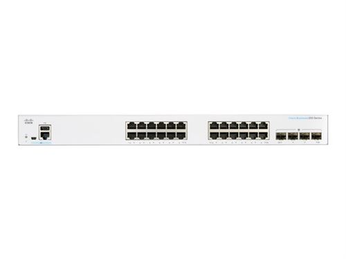 Cisco Business 250 Series CBS250-24T-4G - Commutateur - C3 - intelligent - 24 x 10/100/1000 + 4 x Gigabit SFP - Montable sur rack État correct - N/A reconditionné disponible sur Fnac