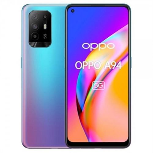 Smartphone Oppo A94 5G 6 43 pouces MediaTek Dimensity 800U 8 GB RAM 128 GB Bleu État correct - N/A reconditionné disponible sur Fnac