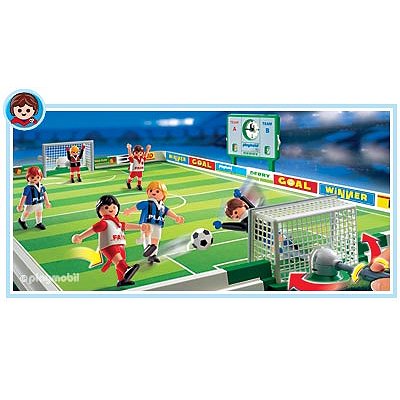 Playmobil - 4700 - Terrain de football État correct - Playmobil reconditionné disponible sur Fnac