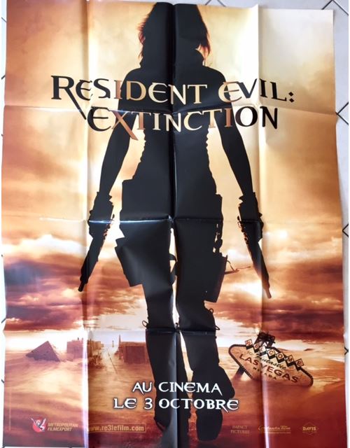 Resident Evil - Extinction AFFICHE CINEMA ORIGINALE État correct - N/A reconditionné disponible sur Fnac