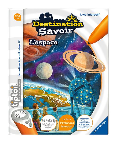 Acheter Livre interactif Ravensburger Tiptoi® L´Espace État correct - 11,97 € Livre interactif Ravensburger Tiptoi® L´Espace État correct - Ravensburger reconditionné disponible sur Fnac