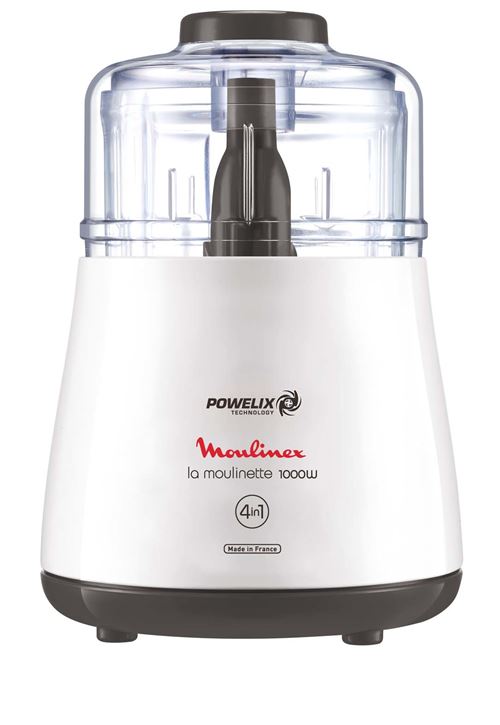 Acheter Hachoir Moulinex DPA110 Moulinette lames Powelix 1000 W Blanc et Noir État correct - 45,00 € Hachoir Moulinex DPA110 Moulinette lames Powelix 1000 W Blanc et Noir État correct - SEB reconditionné disponible sur Fnac
