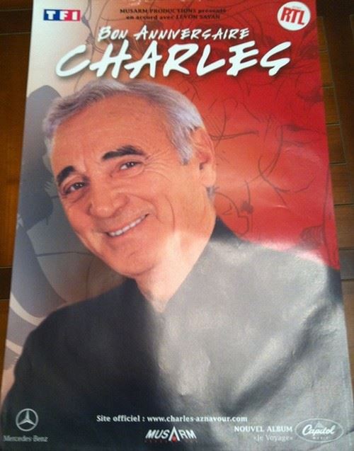 Charles Aznavour - 40x60 cm - AFFICHE / POSTER État correct - N/A reconditionné disponible sur Fnac