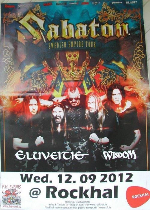 Sabaton - 60x84 cm - AFFICHE / POSTER État correct - N/A reconditionné disponible sur Fnac