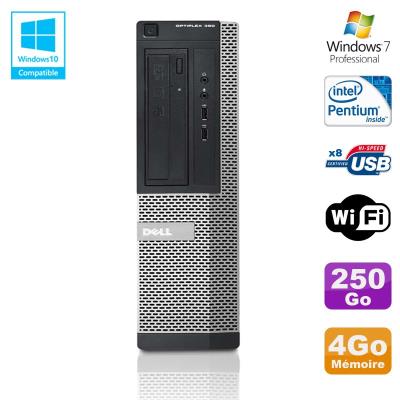 Pc dell optiplex 390 dt g630 2.7ghz 4go 250go graveur dvd wifi hdmi win 7 pro État correct - Dell reconditionné disponible sur Fnac