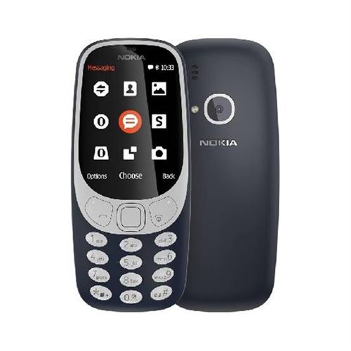 Acheter Nokia 3310 6,1 cm 2,4 pouces Téléphone portable basique bleu foncé État correct - 115,64 € Nokia 3310 6,1 cm 2,4 pouces Téléphone portable basique bleu foncé État correct - N/A reconditionné disponible sur Fnac