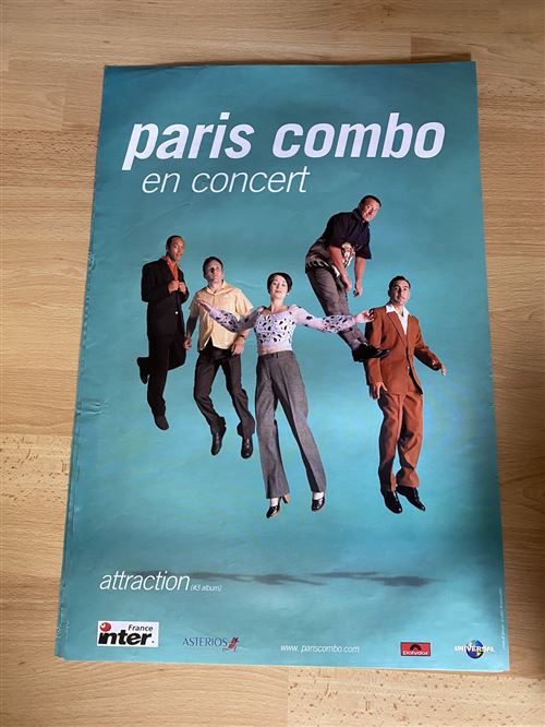Acheter Paris Combo - En Concert - Attraction - 40x60cm - Affiche État correct - 13,99 € Paris Combo - En Concert - Attraction - 40x60cm - Affiche État correct - N/A reconditionné disponible sur Fnac