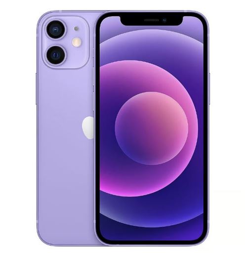 Apple iPhone 12 Mini 64 Go 5,4'' violet Reconditionné avec Nouvelle Batterie État correct - N/A reconditionné disponible sur Fnac