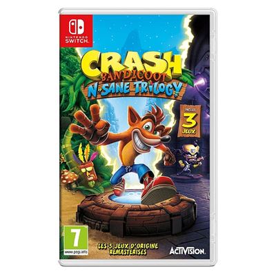 Acheter Crash Bandicoot N.Sane Trilogy Nintendo Switch État correct - 39,95 € Crash Bandicoot N.Sane Trilogy Nintendo Switch État correct - Koch Media reconditionné disponible sur Fnac
