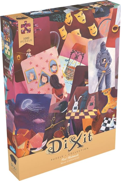 Puzzle 1000 pièces Asmodee Dixit Red Mishmash État correct - Asmodee reconditionné disponible sur Fnac