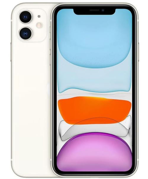 iPhone 11 6,1"" 64 Go Blanc Reconditionné avec BATTERIE NEUVE État correct - N/A reconditionné disponible sur Fnac