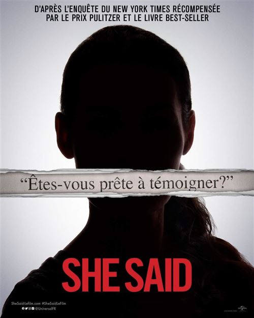 Affiche de Cinéma Originale - She Said - 2022 - Zoe Kazan, Carey Mulligan - 120x160cm État correct - N/A reconditionné disponible sur Fnac