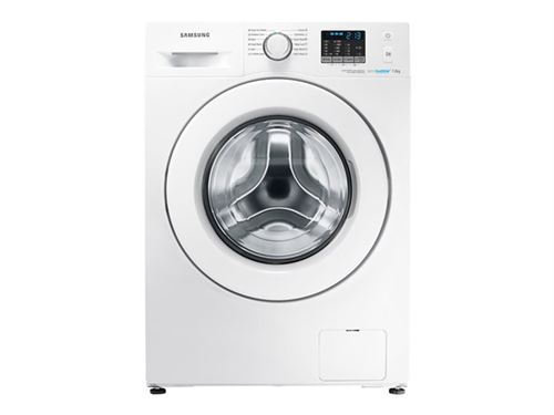 Samsung WF70F5E0W4W - Machine à laver - largeur : 60 cm - profondeur : 55 cm - hauteur : 85 cm - chargement frontal - 63 litres - 7 kg - 1400 tours/min - blanc État correct - Samsung reconditionné disponible sur Fnac
