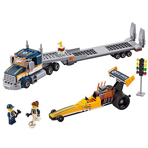 LEGO City Great Vehicles Dragster Transporter 60151 Jouet de construction État correct - Lego reconditionné disponible sur Fnac