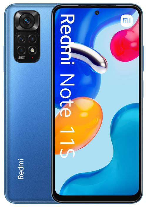 Smartphone Xiaomi Redmi Note 11S 6,43"" Double SIM 128 Go Bleu crépuscule État correct - Xiaomi reconditionné disponible sur Fnac