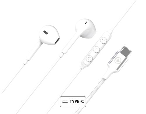 Ecouteurs avec fil Force Play KP Bouton USB-C Blanc État correct - N/A reconditionné disponible sur Fnac