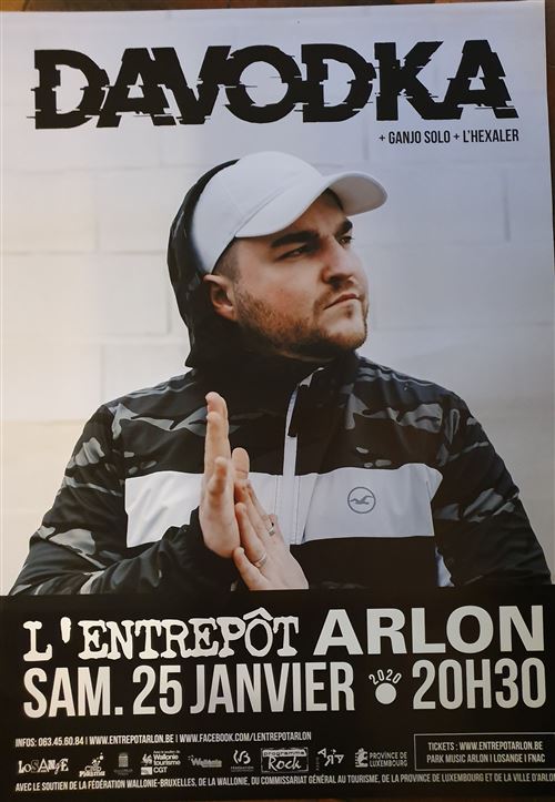Davodka - Tour 2020 - 60x84cm - Affiche État correct - N/A reconditionné disponible sur Fnac