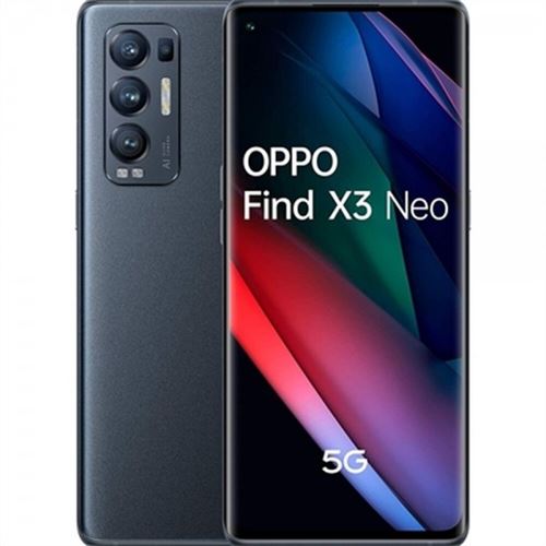 Smartphone Oppo Find X3 Neo 5G 6,55 12 GB LPDDR4X Snapdragon 865 Noir 256 GB État correct - N/A reconditionné disponible sur Fnac