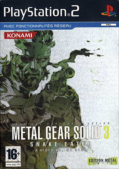 Acheter Metal Gear Solid 3 - Snake Eater - Edition Métal Limitée État correct - 19,74 € Metal Gear Solid 3 - Snake Eater - Edition Métal Limitée État correct - Konami reconditionné disponible sur Fnac